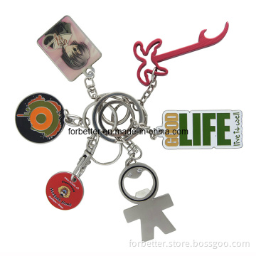 High Popular Custom Silicone Key Ring (SKY-005)